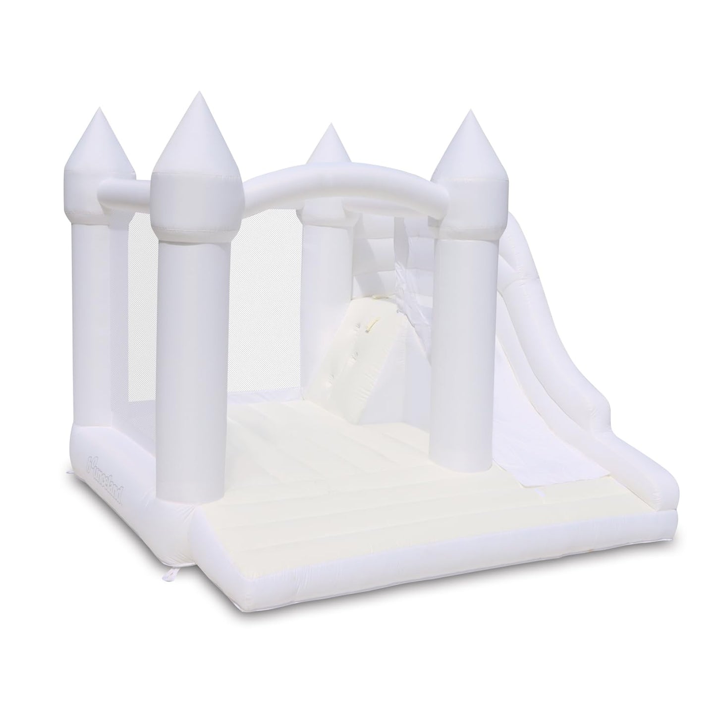Bounceland Castle Palace Daydreamer Cloud Bounce House, 10.8 ft L x 9.8 ft W x 8.7 ft H, Basketball Hoop, UL Blower Included, Tr
