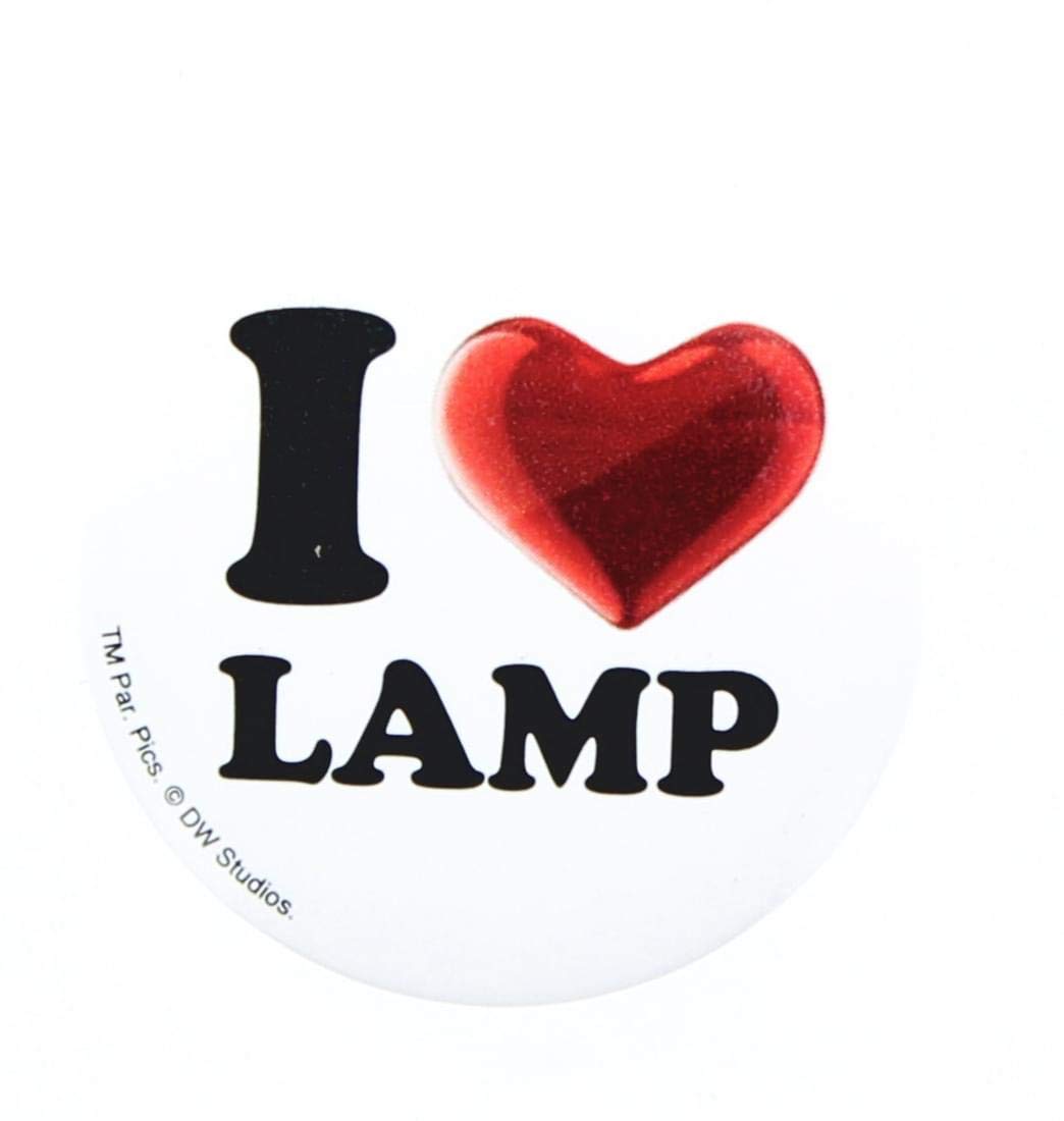 Anchorman The Legend of Ron Burgundy I Love Lamp Button