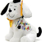 Ymctoys - Graduation Autograph Stuffed Dog - Words : Congrats Grad! (10.5Inches)
