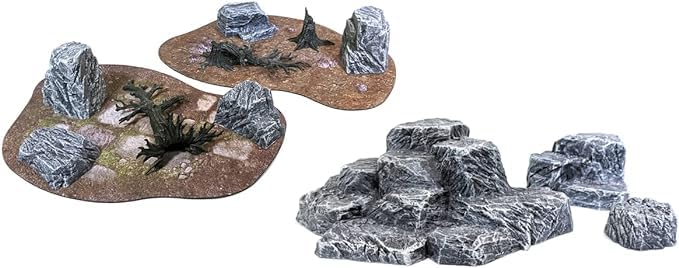 Monster Scenery Bundle: Rock Hills And Broken Ground Bundle (2 Items)