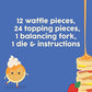 Ridley'S Games: Waffle Topple | Fun Food Balancing Game For All Ages | Game For 2+ Players With 15 Minute Playtime For Ages 6+ |