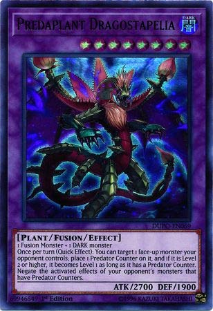 Yu-Gi-Oh! - Predaplant Dragostapelia - Dupo-En069 - Ultra Rare - 1St Edition - Duel Power