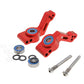 CODA RACING RC Alloy Caster Block&Steering Blocks&Rear Stub Axle Carriers for Traxxas 1/10 2WD Slash, Stampede, Rustler, Nitro S