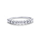 Pavoi Spinning Anxiety Ring (Beads, White Gold, 6)