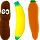 Ja-Ru Squishy Poop, Carrot & Stretchy Banana Fidget Toy (3 Squishies) Slow Rising Sand Filled Stress Toy. Funny Gag Gifts For Kids. Fidget Squeeze Toy. Banana Party Favors. 6448-3340-3342P