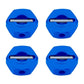 Globact 8 pcs 1/10 12mm Aluminum Wheel Hex Nuts with Pins Screws for RC Car 1/10 Traxxas Slash Traxxas Slash 2WD Hsp Redcat Rc4w
