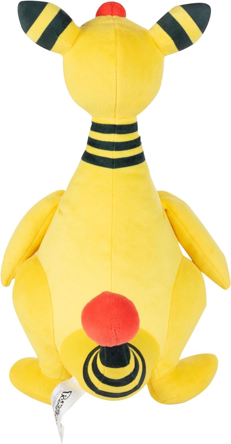 Pok?mon 12 Ampharos & 8 Pichu Electric Type Plush 2-Pack - Officially Licensed - Authentic Soft Stuffed Animal Toy Figures - Holiday Christmas Stocking Stuffer Gift for Kids  Boys  Girls - 2+