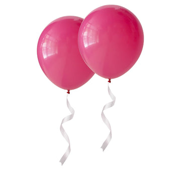 Oupking 18 Inch Magenta Balloons Big Latex Balloon Giant Thick Hot Pink Balloons For Party Decorations Pack Of 25