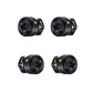 Treal Brass Extended Hex Hubs Wheel Spacers For Scx24 Bronco Gladiator C10 Deadbolt Betty Upgrades +5Mm Black