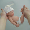 Mire & Mire Reborn Baby Dolls 12'''' Boy Micro Preemie Full Body Silicone Baby Doll Realistic Open Eyes Baby Doll (Blue), Pink