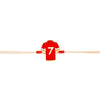 Kizzi Kids Rakhi | Football Ronaldo Tshirt Rakhi For Brother | Gift includes Greeting Card & Tilak Set | Rakshabandhan Special