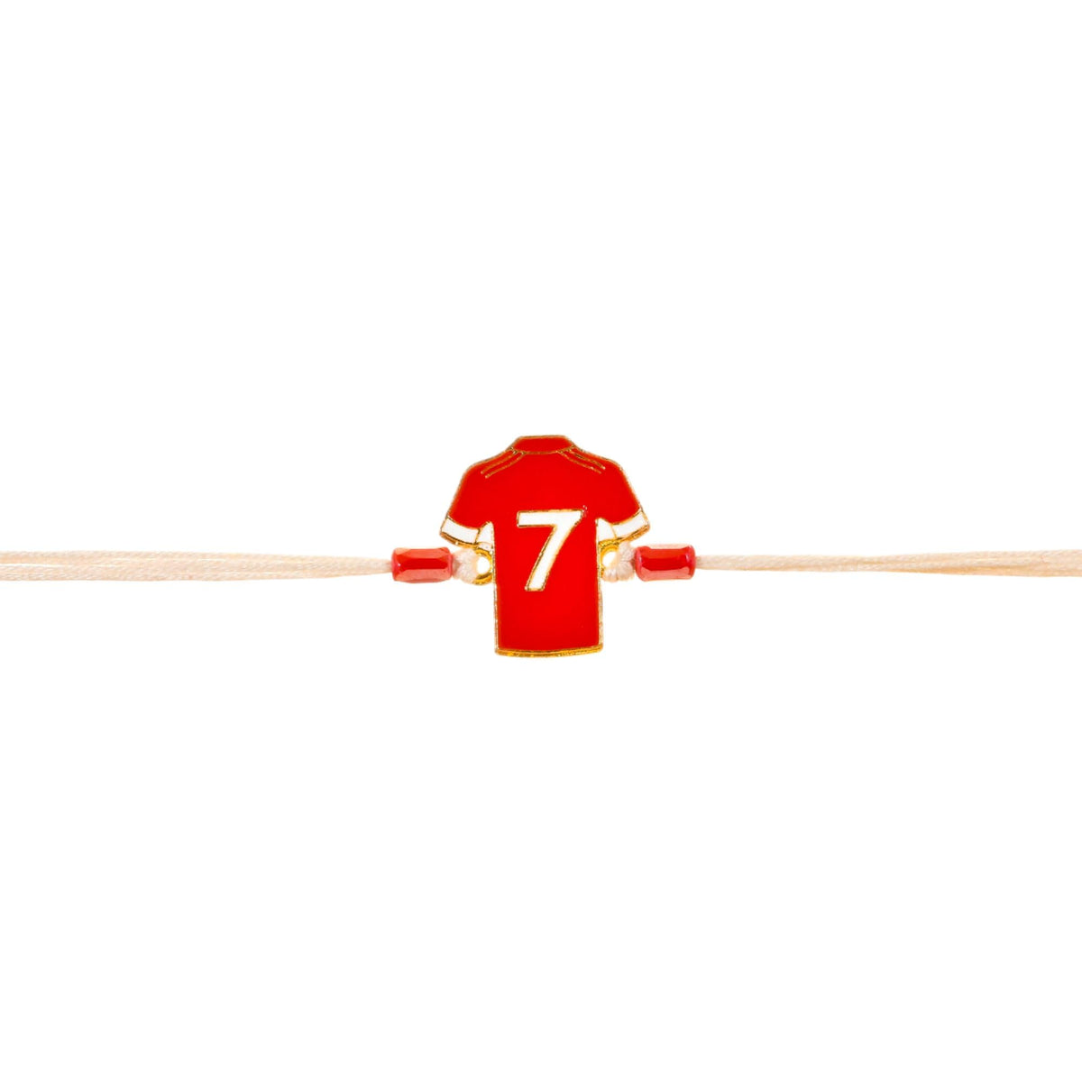 Kizzi Kids Rakhi | Football Ronaldo Tshirt Rakhi For Brother | Gift includes Greeting Card & Tilak Set | Rakshabandhan Special