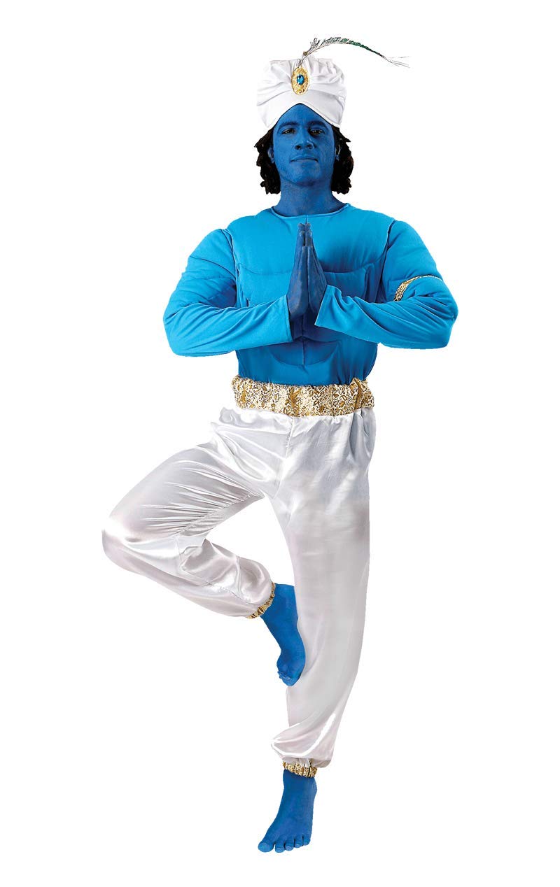 Blue Genie Mens Costume - Standard