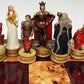 Hpl King Arthur/Sir Lancelot Medieval Times Camelot Chess Men Set- No Board