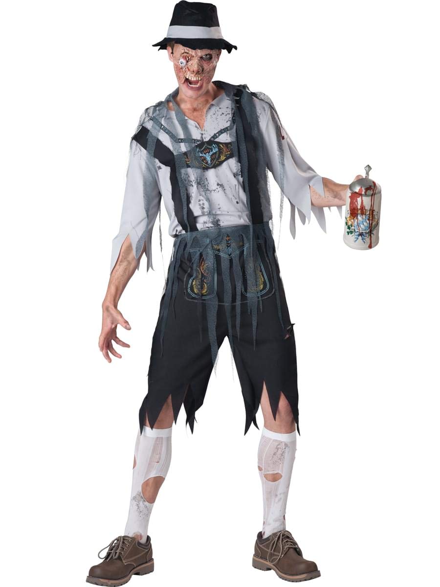 InCharacter Costumes Mens Oktoberfeast, Grey/Black, Medium