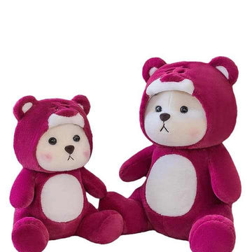 Tinytotem Hoodie Teddy Bear Gift For Baby Girls Hooded Soft Toy Adorable Plush Toys For Kids & Babies Animal Stuffed Toy Safe & 