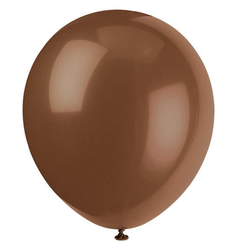 Brown Latex Balloons, 12' - Premium-Quality & Vibrant Party Decorations, Perfect For Any Celebration, 10 Count (Pack Of 1)