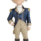 Royal Bobbles George Washington Bobblehead  enhanced Polyresin Lifelike Figure  Unique Serial Number  Exquisite Detail