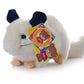 Backlood Toys 12 inch Chinchilla Plush Toy Chinchilla Stuffed Toy (White)