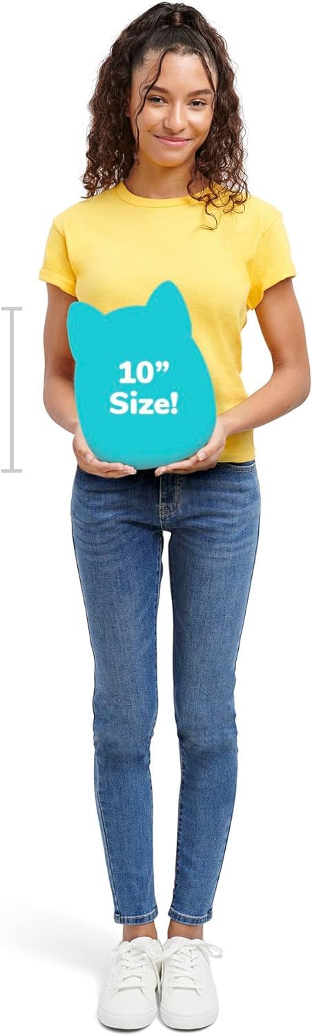 Squishmallows Original 10-Inch Buttons The Blue Easter Bunny - Official Jazwares Plush - Collectible Soft Squishy Stuffed Animal Toy - Add To Your Squad - Gift For Kids, Girls & Boys