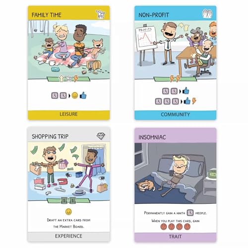 Brotherwise Games Adulthood Board Game - Fun Life Strategy for 1-4 Players, Ages 13+, Cardboard, Model 004825BGM