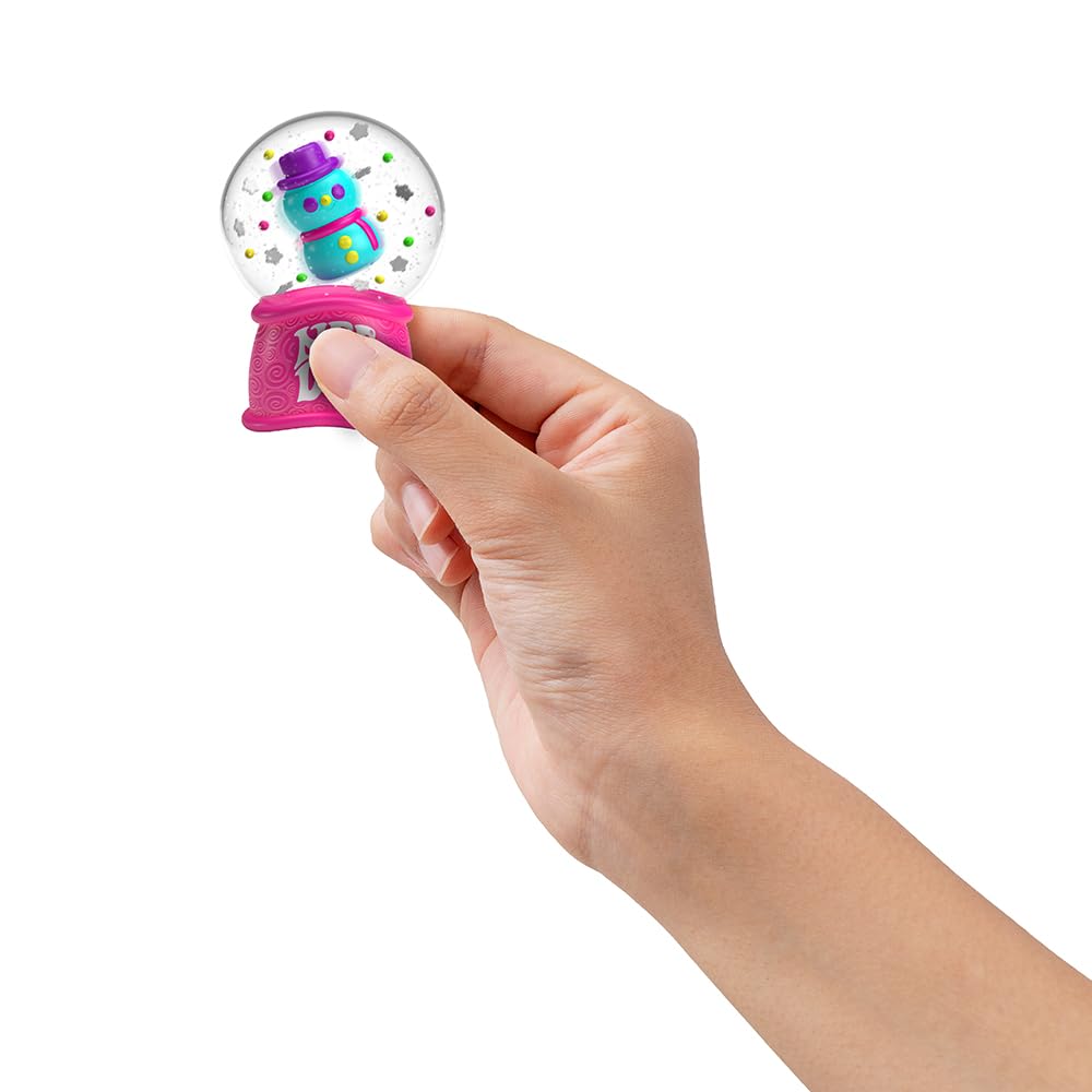 Schylling NeeDoh Squishmas Squish N' Snow Globes - Christmas Squeeze Toy - Assorted Colors - Ages 3 to mature-themed (Pack of 1)