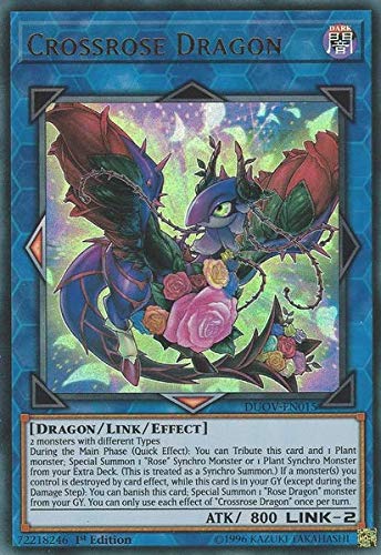 Crossrose Dragon - Duov-En015 - Ultra Rare - 1St Edition