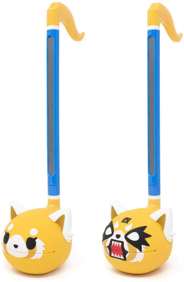 Special Edition Sanrio Otamatone (2 Pc. Set - Aggretsuko Sweet + Rage) - Fun Electronic Musical Toy Instrument By Maywa Denki (Official Licensed) [Includes Song Sheet And English Instructions]