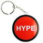 HYPE2Go: Keychain Hype Button | Hip Hop Air Horn Sound Effect Button (BATTERIES INCLUDED) Back to School Office Desk Sales Marke