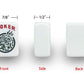 Hndtek American Mahjong Set - Red Burgundy Soft Bag - 166 White Engraved Tiles, 4 All-In-One Rack/Pushers Western Mah Jongg Game Set