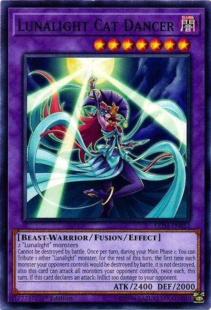 Yu-Gi-Oh! - Lunalight Cat Dancer - Led4-En052 - Legendary Duelists: Sisters Of The Rose - 1St Edition - Common