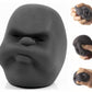 Moinin Squishy Fidget Stress Relief Toy - Human Face Design, TPR Material, White/Black, Perfect for Kids & Adults, Great Gift Idea