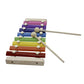Homgee 8Note Colorful Xylophone Glockenspiel With Wooden Mallets Percussion Musical Instrument Toy Gift For Kids Children