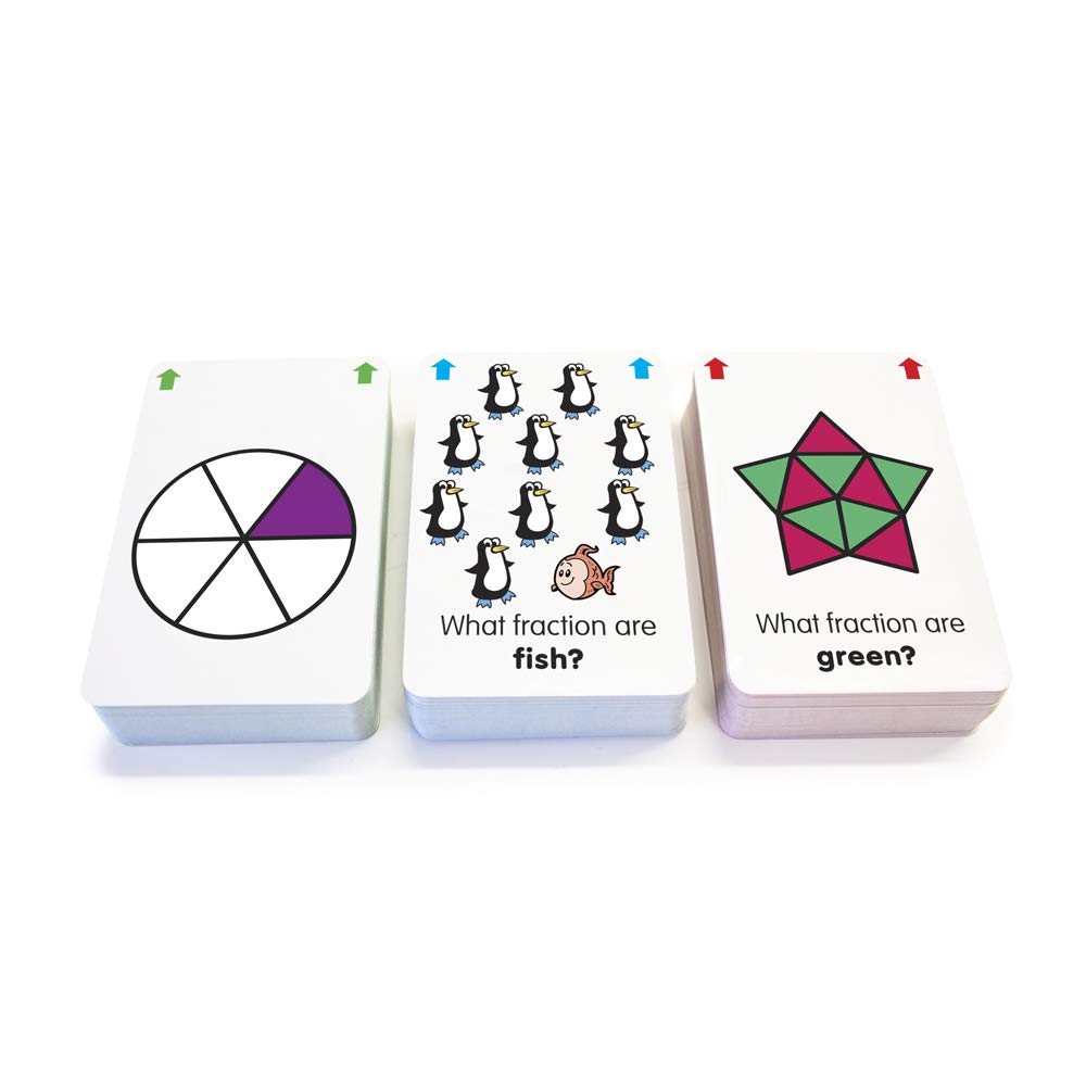 Junior Learning Fraction Flashcards, Multi
