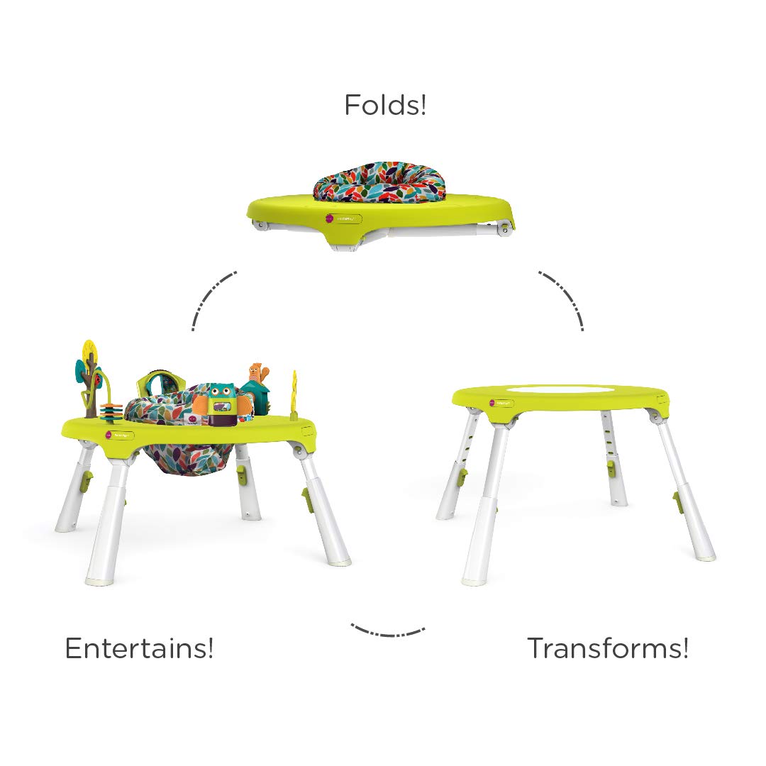 ORIBEL PortaPlay Baby Activity Center: Development Focused Toys. Foldable, Portable, and Transforms to a Play Table, Unisex (For