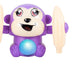 Kidsaholic Voice Control Dancing Monkey Toy with LED Lights and Sound Effects, Spinning Rolling Tumbling Interactive Banana Monk