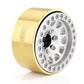 Globact Brass 1.9 In Beadlock Wheels Internal Ring Clamp Ring Fit 1.9'' Wheel Rim 94G/Pc Wheel Counterweight For 1/10 Trx4 Trx6