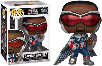 Funko Pop! The Falcon And The Winter Soldier # 819 - Captain America [Action Pose] Exclusive