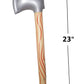 Zugar Land Lifesize Inflatable Toy Pickaxe + Axe (23'') Inflate Hatchet Costume Prop Game Party Favor Supplies (6 Pickaxe + 6 Ax