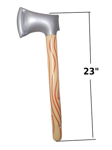 Zugar Land Lifesize Inflatable Toy Pickaxe + Axe (23'') Inflate Hatchet Costume Prop Game Party Favor Supplies (6 Pickaxe + 6 Ax