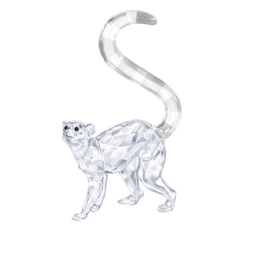 Swarovski Lemur Figurine, 9,9 X 6,2 X 2,6 Cm, White