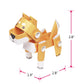 PIPEROID Animals Shiba Inu Dog - Japanese 3D Paper Dog Puzzle DIY Origami Kit for Kids and Adults
