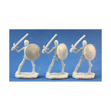 Reaper Rm77017 77017: Skeletal Swordsmen (3) Dark Heaven Legends Bones Miniatures, One Size