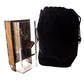 C4Labs Portable Draw Bridge Dice Tower - Walnut - Acrylic - Model DRWBRG-TWR-CLSC