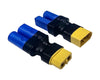 BABUVYA EC5 to XT60 Adapter,XT60 to EC5 Connector Without Wires RC LiPo Battery Connectors (EC5 to XT60 Male & Female Adapter)