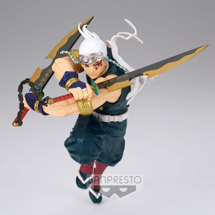 Banpresto Demon Slayer Vibration Stars Figure - Tengen Uzui, Multicolor, Acrylic, Model BP18636