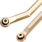 INJORA Brass High Clearance Front 4 Links Set 37g Heavy Brass Links for SCX24 C10 JLU Bronco Base Camp Axial 1/24 RC Crawler Car