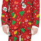 Boys Christmas Costume&#44; Red - Extra Large Size 16