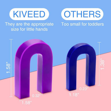 Kiveed Magnetic Letters And Numbers Toy Set: Strong Magnetic 78 Pcs Colorful Alphabet Magnets For Toddlers - Educational Abc 123