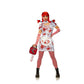 Seeing Red Evil Fast Food Girl Includes Dress, Apron, Gloves, Wig (Medium)